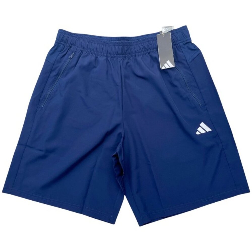 Adidas Mens L Blue 9" Aeroready Train Essentials Woven Training Shorts IC6977